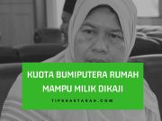 Kuota Bumiputera Rumah Mampu Milik Dikaji